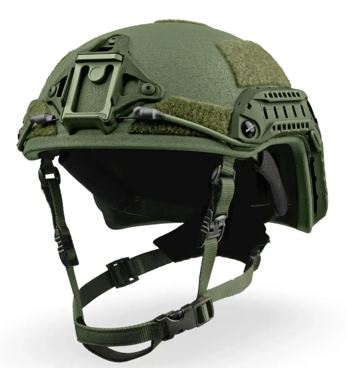 Тактичний шолом SHC SHTORM Gen 3, розмір S – надвисокий виріз, олива, фото 1