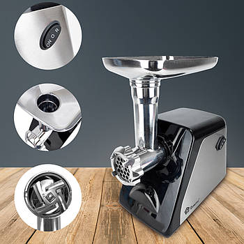 Електром'ясорубка Domotec MS 2022 / М`ясорубка з насадками.