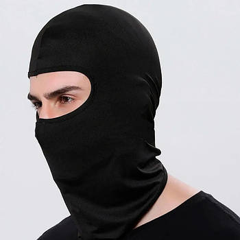 Балаклава тактична Мікродайвінг унісекс, Чорна / Чоловіча армійська балаклава / Підшоломник