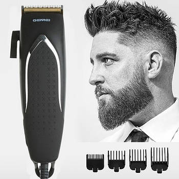 Машинка для стрижки волосся з насадками Gemei GM-809 Professional 9W / Тример для волосся