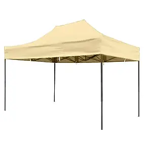 Дах тент для намету павільйону 3×4.5 м Бежевий Дах тент на розсувний намет, фото 2