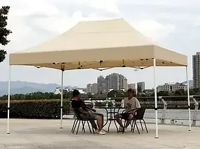 Дах тент посилений для розсувного намету павільйону 2х3 м Бежевий щільність 800 г/м2, фото 3