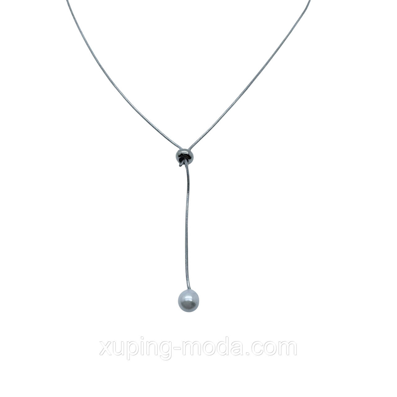 70 см. Ланцюжок ксюпінг. Родій, фото 1