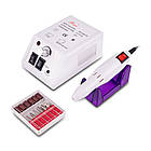 Фрезер для манікюру, 10 Вт (20000 об/хв), Lina 2000, Білий / Професійний апарат для педикюру, фото 2