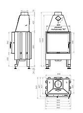 Камінна топка MFire 60 пряма, фото 3