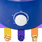 Баночний воскоплав з терморегулятором 500мл, 100Вт, від мережі, SK-117 / Плавилка воску / Воскоплав для епіляції, фото 6