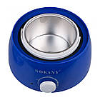 Баночний воскоплав з терморегулятором 500мл, 100Вт, від мережі, SK-117 / Плавилка воску / Воскоплав для епіляції, фото 7