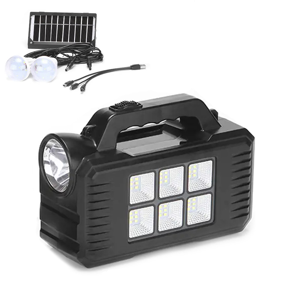 Туристичний ліхтар GD-8077 з лампочками та повербанком 4000мАч універсальне рішення для кемпінгу, фото 1