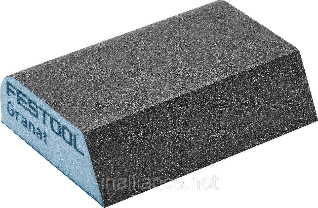 Губка шліфувальна комбі-блок 69 x 98 x 26 мм Р120 CO GR/6 Granat Festool 201084