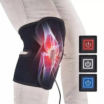 Наколінник з підігрівом USB "Тепло в русі" / Масажер для коліна з підігрівом / Наколінник для суглобів