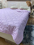 Ковдра літня полуторна, бавовняне волокно 155х215см. Легка стьобана ковдра ТМ ODA., фото 4