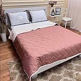 Ковдра літня Євростандарт, бавовняне волокно 200х220см. Легка стьобана ковдра ТМ ODA., фото 2