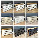 Білий Комод на 6 ящиків стильний без ручок, фото 7