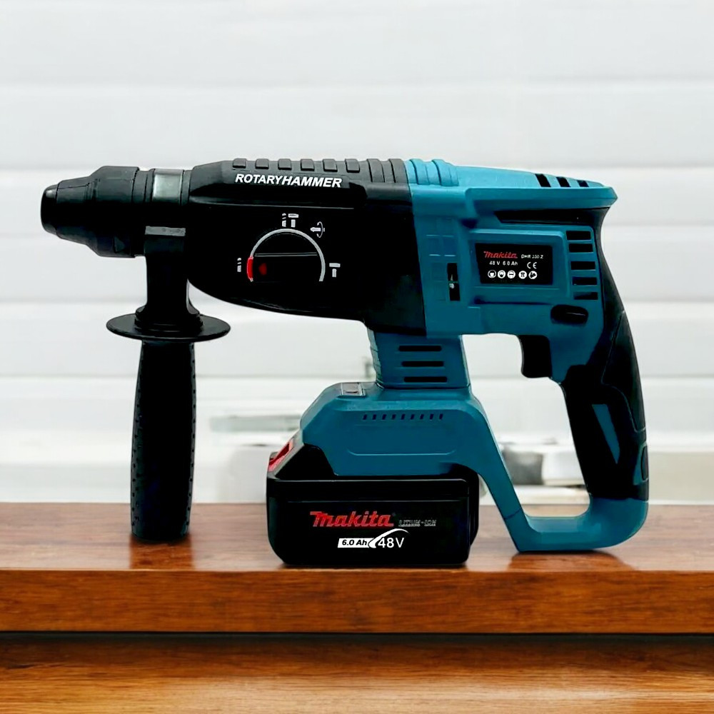 Безщітковий перфоратор Makita DHR330Z 48V 6.0AH Акумуляторний перфоратор Макіта Потужний перфоратор