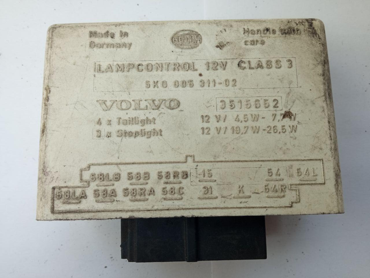 Електронний блок керування Volvo 7501 2.8 Hella 5K0 005 311-02 / 5K000531102 / 3515652