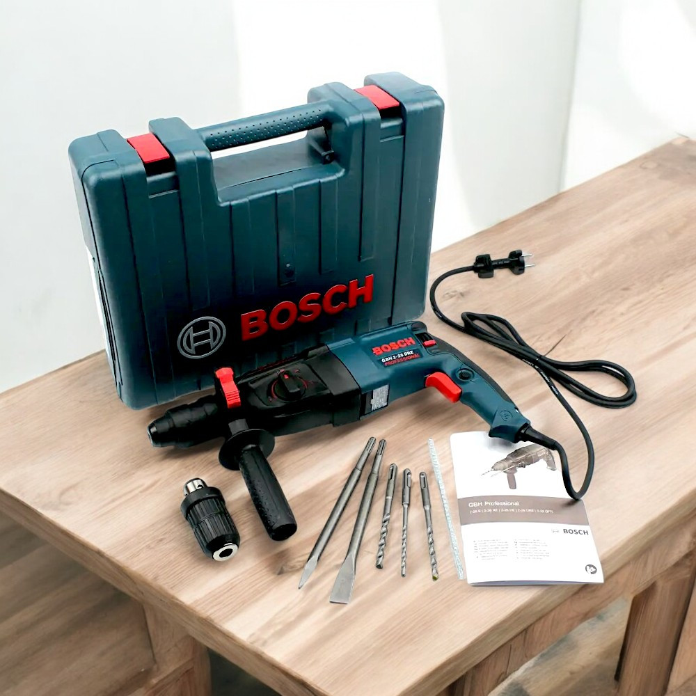 Професійний перфоратор Bosch GBH 2-26 DRE 800 Вт Електричний перфоратор Бош Будівельний перфоратор