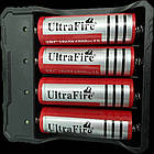 Акумулятор 18650, Ultra Fire, 6800 mAh (~800mAh), 3,7V, Червоний / Акумуляторна батарея, фото 2