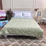 Ковдра літня Євростандарт, бавовняне волокно 200х220см. Легка стьобана ковдра ТМ ODA., фото 6