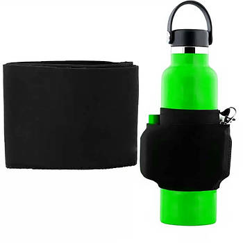 Чохол для пляшки, розтягуваний, Чорний