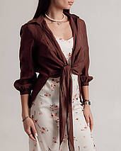 Сукня з блузою Samsara 3836 молочний шоколад, фото 2