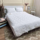 Ковдра літня Євростандарт, бавовняне волокно 200х220см. Легка стьобана ковдра ТМ ODA., фото 4