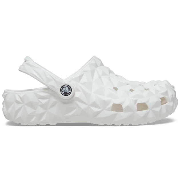 Сабо Crocs Classic Geometric Clog White | Чоловічі та Жіночі Крокси Геометрія Білі