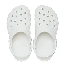 Сабо Crocs Classic Geometric Clog White | Чоловічі та Жіночі Крокси Геометрія Білі, фото 4