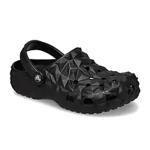 Crocs Classic Geometric Clog | Чоловічі та Жіночі Сабо Крокс Класик Геометрія чорні, фото 2