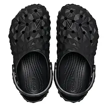 Crocs Classic Geometric Clog | Чоловічі та Жіночі Сабо Крокс Класик Геометрія чорні, фото 3