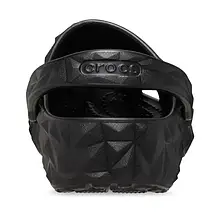 Crocs Classic Geometric Clog | Чоловічі та Жіночі Сабо Крокс Класик Геометрія чорні, фото 5