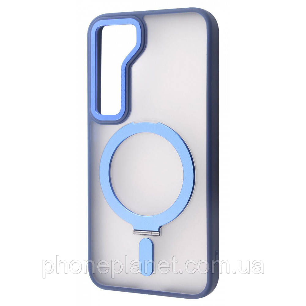 Чехол WAVE Attraction Case with Magnetic Ring Samsung Galaxy S23 blue, фото 1