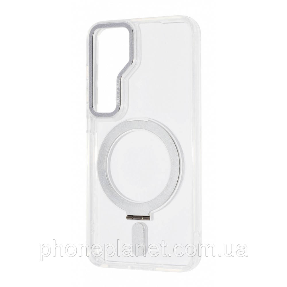 Чехол WAVE Attraction Case with Magnetic Ring Samsung Galaxy S24 white, фото 1