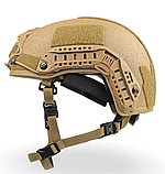 Кевларовий шолом SHC SHTORM Gen 3, розмір S – високий виріз, койот, фото 2