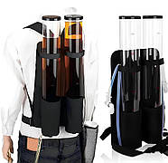 Рюкзак-дозатор RESTEQ на 6 л — портативний бар на спину з двома кранами і тримачем для склянок