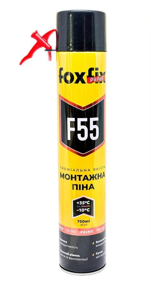 Піна монтажна FOXFIX PRIME F55 Ручна (750мл, 700г)