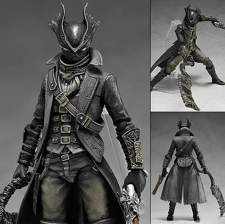 Статуетка Протагоніст. Модель Bloodborne, фігурка Hunter 15 см, фото 1