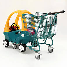 Б/В Візок для супермаркету з дитячою машинкою DAMIX KID-CAR 110 S, фото 4