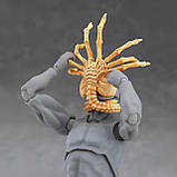 Фігурка Ксеноморф RESTEQ 16 см — колекційна статуетка Чужого з фільму «Чужий» на підставці, фото 6