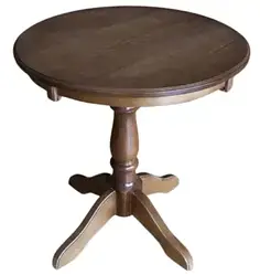 Стіл обідній Чумак Микс мебель темний горіх 80 см