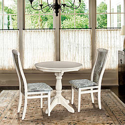 Стіл обідній Чумак Мікс меблі слонова кістка 80 см