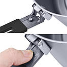 Набір титанового посуду туристичний казанок 2800 мл і сковорода з титану 1100 мл Lixada CKW-2800, фото 5