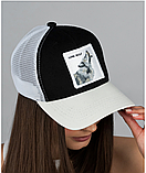 Бейсболка жіноча із сіткою вишивкою регульований розмір 56-59 см, фото 2