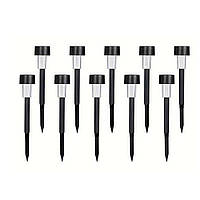 Комплект із 10 садових LED-світильників на сонячних батареях