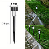 Комплект із 10 садових LED-світильників на сонячних батареях, фото 4