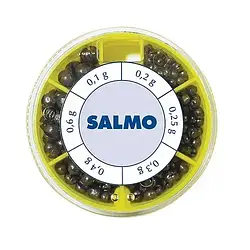 Грузило розрізне (набір)  Salmo ДРОБИНКА ST 50г (0,2/0,25/0,3/0,4/0,6/1г)