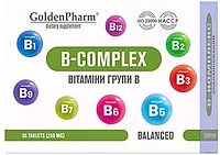 B-комплекс Golden Pharm таблетки №30 (4820183473431)