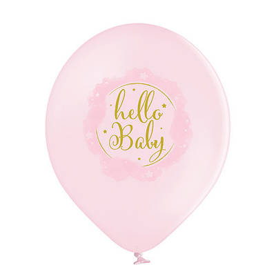 Вelbal 12''/30 см  Привет малышка Hello baby girl Мін.замовлення 5 шт УКР.МОВА