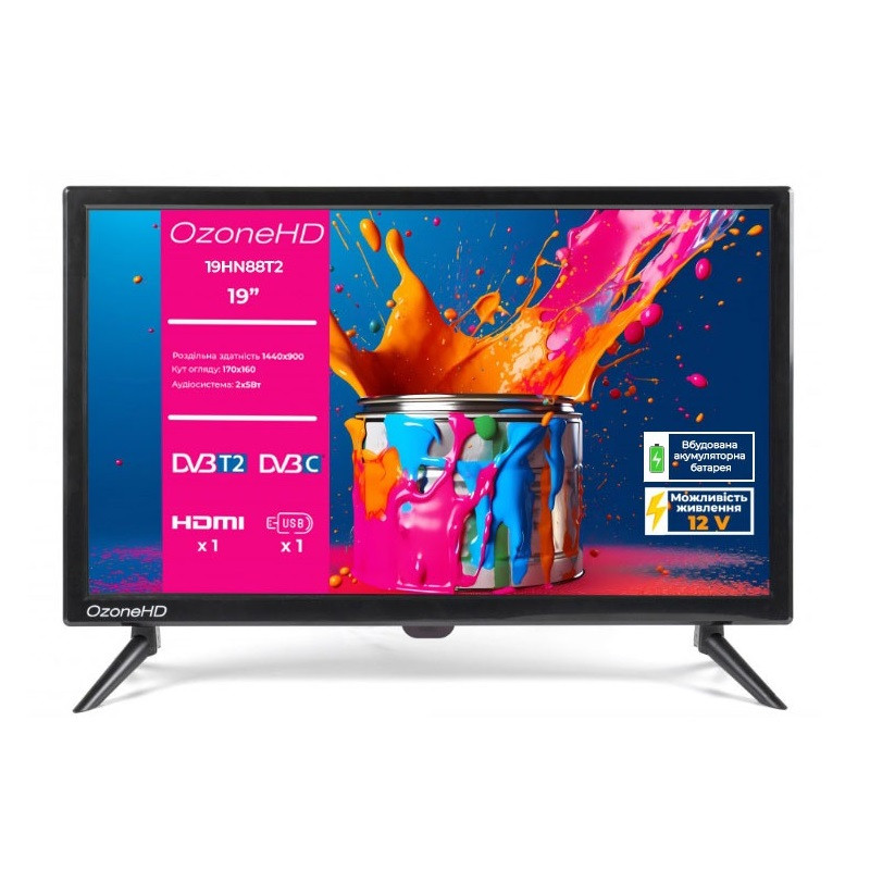 Телевiзор OzoneHD 19HN88T2, фото 1