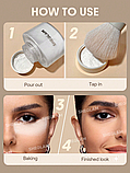 Розсипчаста пудра для обличчя Sheglam Blur In A Bottle Loose Setting Powder - Banana, фото 4
