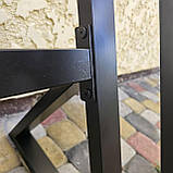 Садовий стіл ЛОФТ боковини 2шт. з перемичкою 1.50м, фото 7